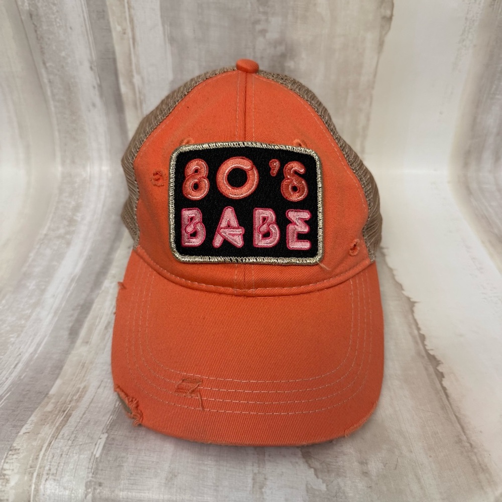 Judith March Women’s Coral 80's Babe Kids Cap